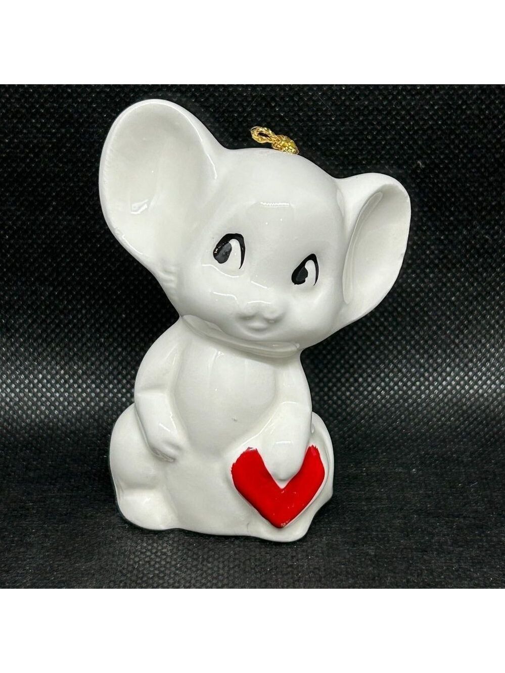 Vintage MGM ceramic Valentine’s Day/love mouse bell